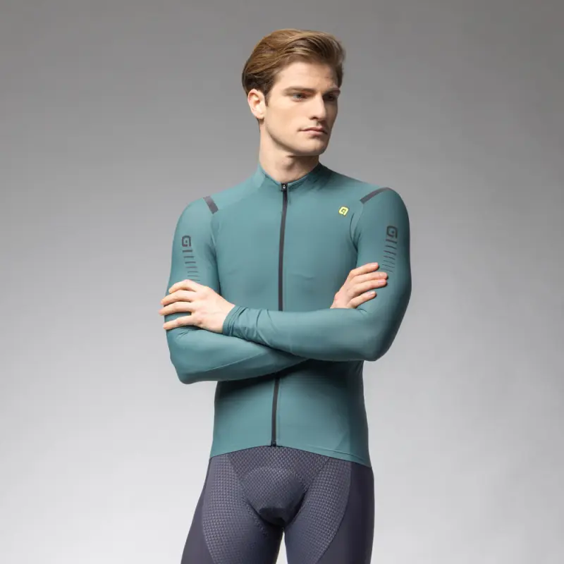 Zateplený cyklistický dres ALÉ pánský R-EV1    WARM RACE