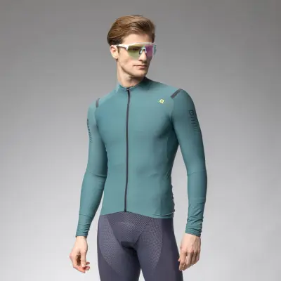 Zateplený cyklistický dres ALÉ pánský R-EV1    WARM RACE