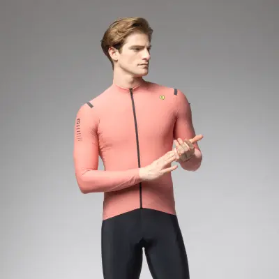 Zateplený cyklistický dres ALÉ pánský R-EV1    WARM RACE