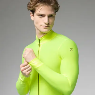 Zateplený cyklistický dres ALÉ pánský PRAGMA FONDO 3.0