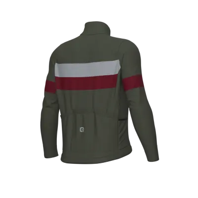 Zateplený cyklistický dres ALÉ pánský OFF ROAD - GRAVEL WOOL LINE
