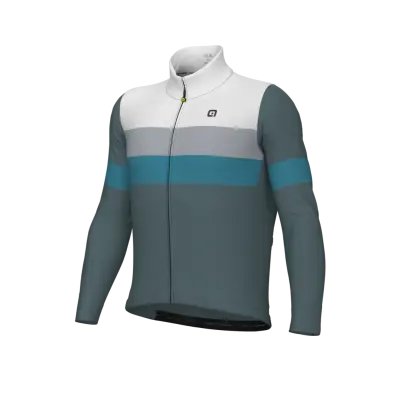 Zateplený cyklistický dres ALÉ pánský OFF ROAD - GRAVEL WOOL LINE