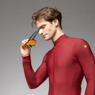 Zateplený cyklistický dres ALÉ pánský PRAGMA FONDO 3.0