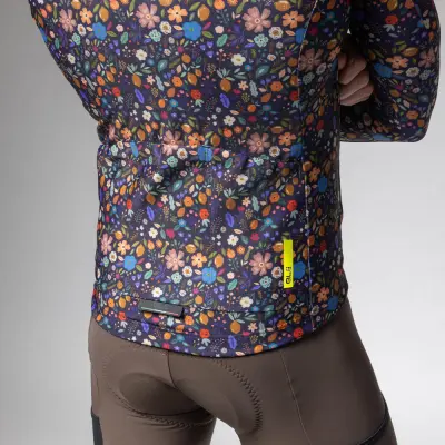 Zateplený cyklistický dres ALÉ pánský PRAGMA FLOWERY