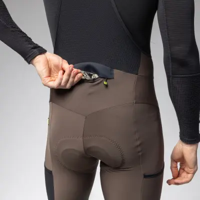 Zimní cyklistické kalhoty ALÉ pánské OFF ROAD - GRAVEL STONES CARGO 2.0