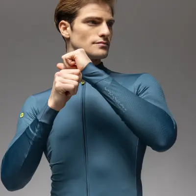 Zateplený cyklistický dres ALÉ pánský PR-E FOLLOW ME 2.0