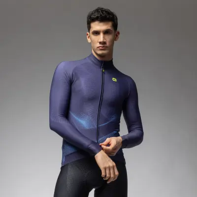 Zateplený cyklistický dres ALÉ pánský PRAGMA COSMIC