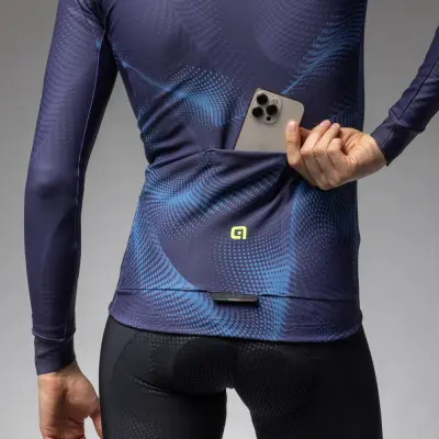 Zateplený cyklistický dres ALÉ pánský PRAGMA COSMIC