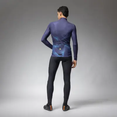 Zateplený cyklistický dres ALÉ pánský PRAGMA COSMIC