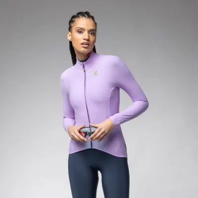 Zateplený cyklistický dres ALÉ dámský R-EV1    WARM RACE 2.0
