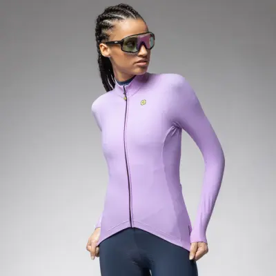 Zateplený cyklistický dres ALÉ dámský R-EV1    WARM RACE 2.0