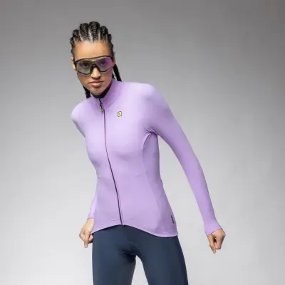 Zateplený cyklistický dres ALÉ dámský R-EV1    WARM RACE 2.0
