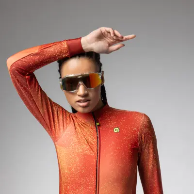 Zateplený cyklistický dres ALÉ dámský PR-E STELLAR