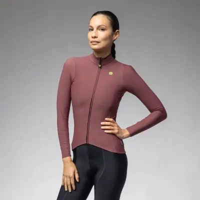 Zateplený cyklistický dres ALÉ dámský R-EV1    WARM RACE 2.0