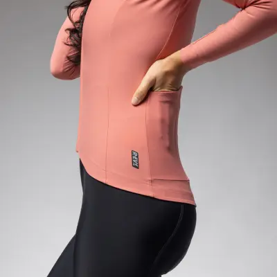 Zateplený cyklistický dres ALÉ dámský R-EV1    WARM RACE 2.0