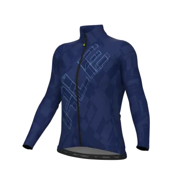Zateplený cyklistický dres ALÉ dámský PRAGMA SCHEMA