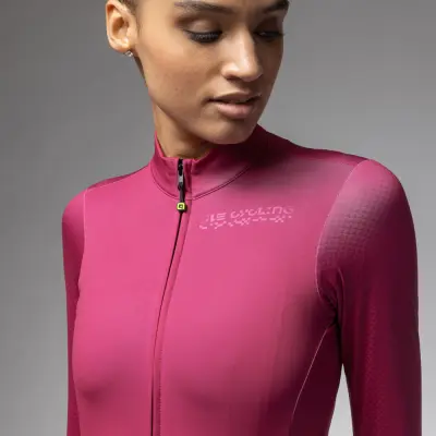 Zateplený cyklistický dres ALÉ dámský PR-E FOLLOW ME 2.0