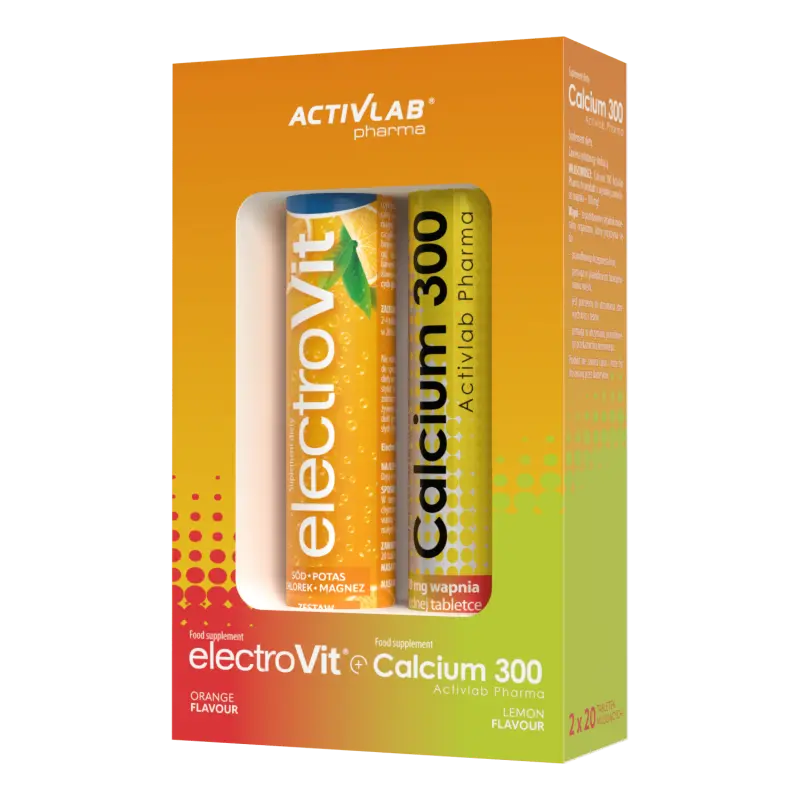 Výživový doplnok ActivLab Electrovit + Calcium 300 pomaranč
