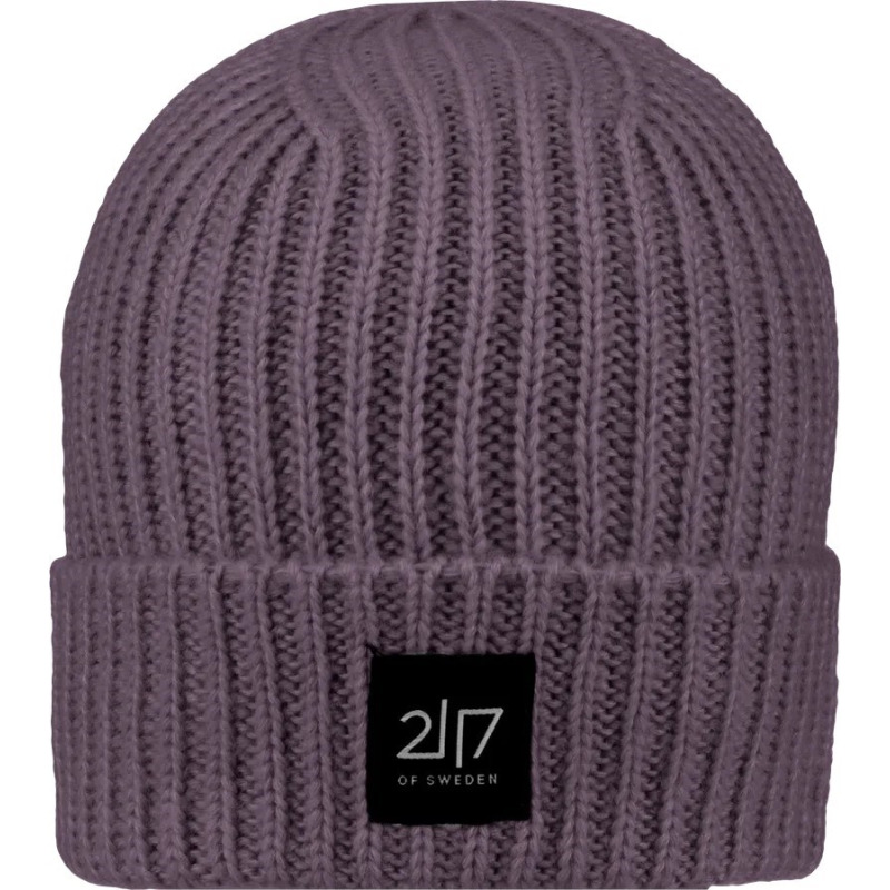 Pletená čepice 2117 Hemse fialová