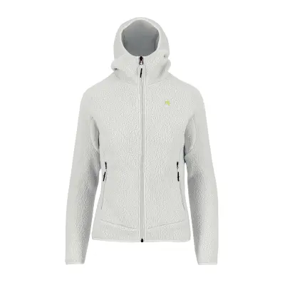 Karpos Moiazza Retro Hoodie Dámska Flíska Vaporous Gray