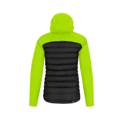 Karpos Sass Dortiga Hoodie Bunda Black/Acid Lime