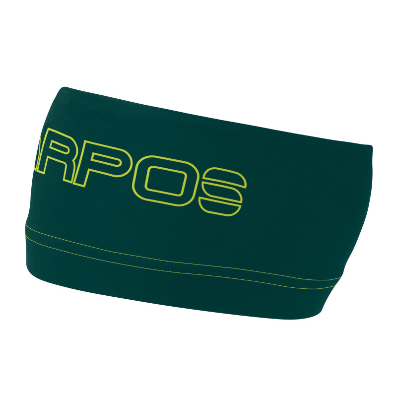 Zateplená outdoorová čelenka Karpos Alagna čierna/zelená