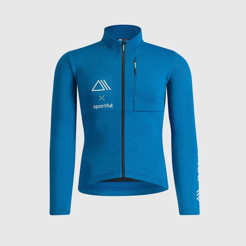 Polartec X Sportful Power dres s dlhým rukávom, adriatic blue
