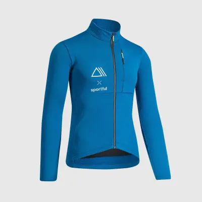 Polartec X Sportful Power dres s dlhým rukávom, adriatic blue