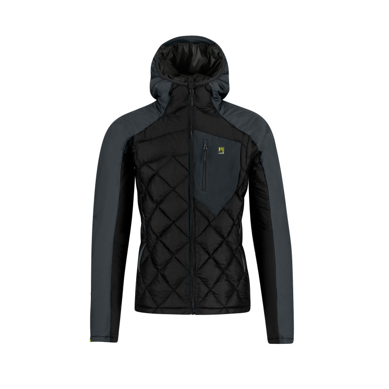Outdoorová bunda pánska Karpos Lastei Up čierna/sivá