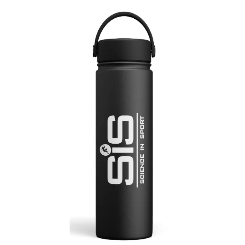 SiS fľaša HYDRO na vodu matte black 750ml
