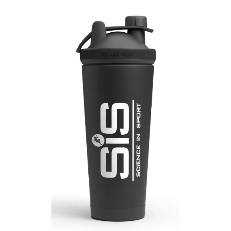 SiS fľaša Šejker nerezový s dvojitou stenou matte black 750ml 