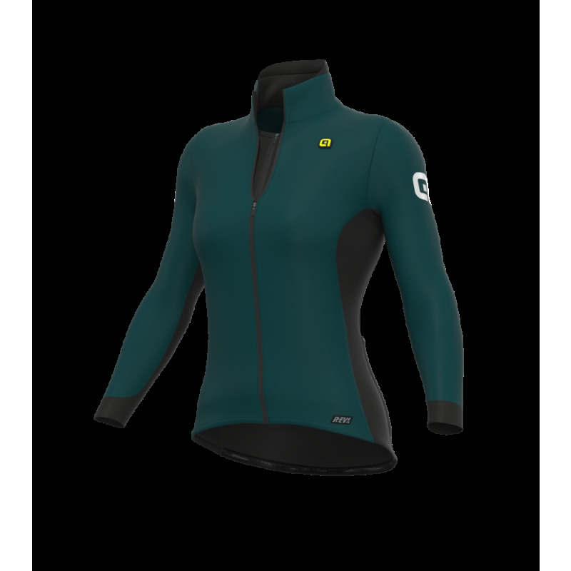 Zimní cyklistická bunda dámská Alé Cycling Future Warm R-EV1 zelená