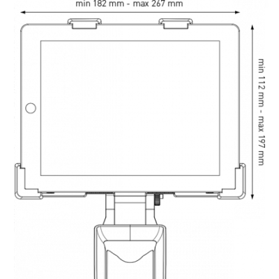 Tacx - držiak na tablet (na riadidlá)