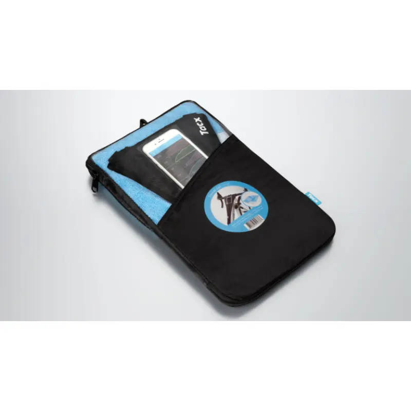 Tacx - ochrana proti potu s púzdrom na smartón + tréiningový uterák