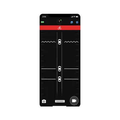 Varia cyklo-radar s kamerou RCT715