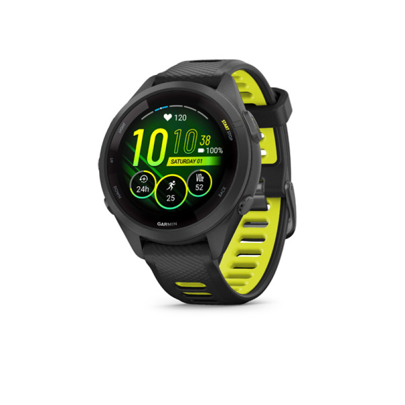 Forerunner 265S, Black/Amp Yellow