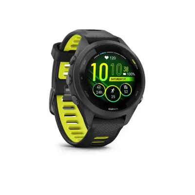 Forerunner 265S, Black/Amp Yellow