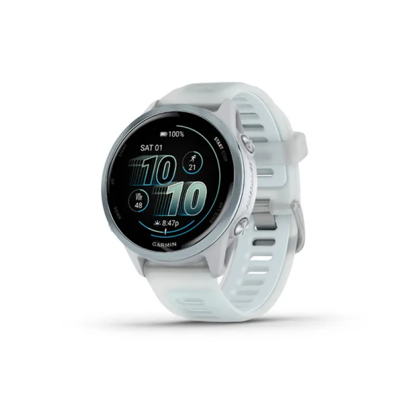 Forerunner 570 - 42mm, Whitestone/Cloud Blue