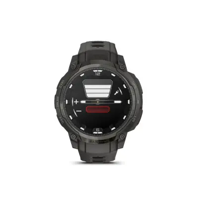 Instinct Crossover AMOLED, Charcoal Grey, Charcoal Grey silicone band