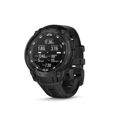 Instinct Crossover AMOLED, Tactical, Black, Black silicone band
