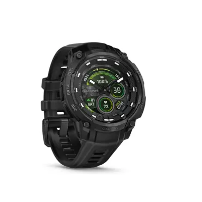 Instinct Crossover AMOLED, Tactical, Black, Black silicone band