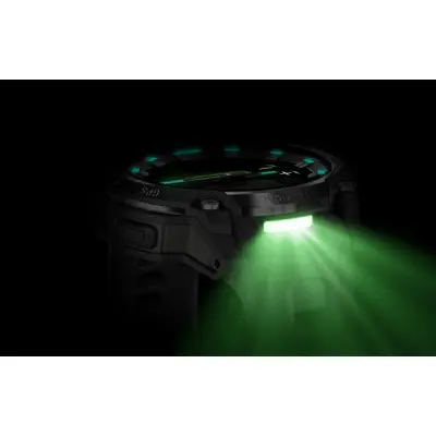 Instinct Crossover AMOLED, Tactical, Black, Black silicone band