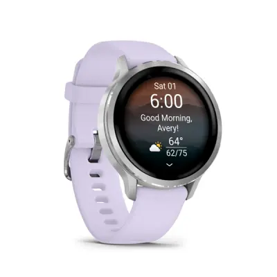 VENU 4 - 41mm, Gray/ Silver + Periwinkle