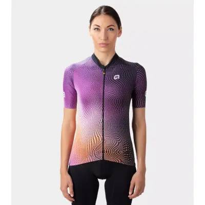 Letny-Cyklisticky-Dres-Damsky-Ale-Cycling-Solid-Circus-Fialovy-Oranzovy