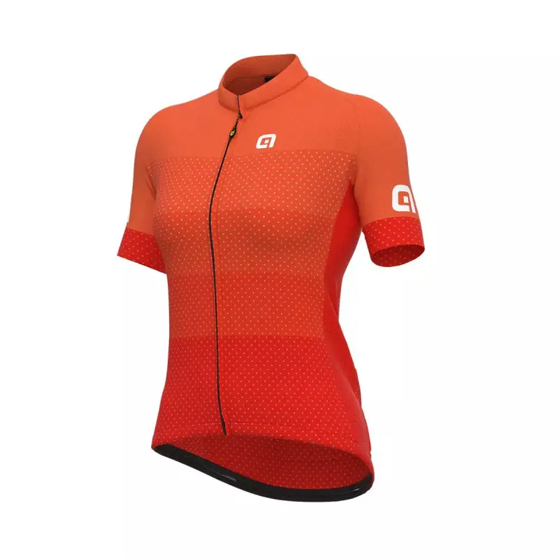 Letný cyklistický dres dámsky Alé Cycling Solid Level Lady oranžový