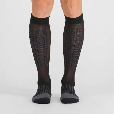 Sportful APEX LONG podkolienky čierne/červené