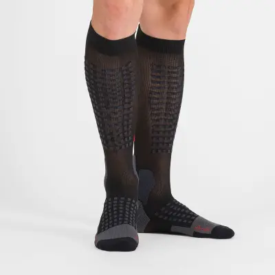 Sportful APEX LONG podkolienky čierne/červené