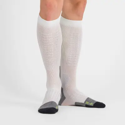 Sportful APEX LONG podkolienky biele/žlté