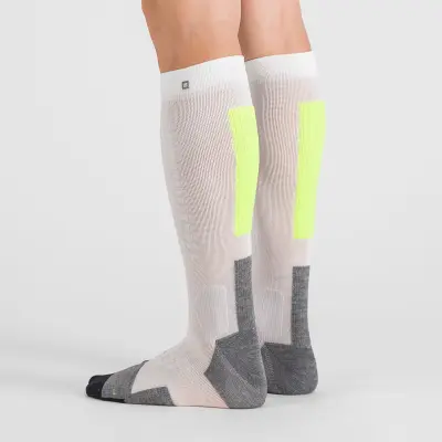 Sportful APEX LONG podkolienky biele/žlté