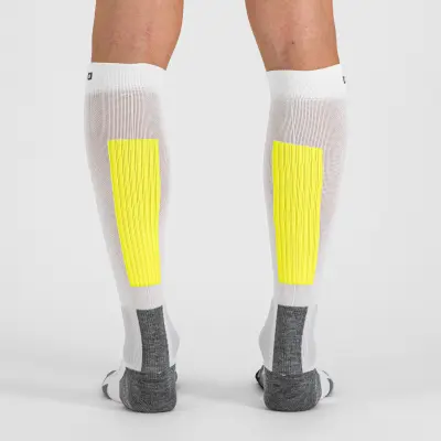 Sportful APEX LONG podkolienky biele/žlté